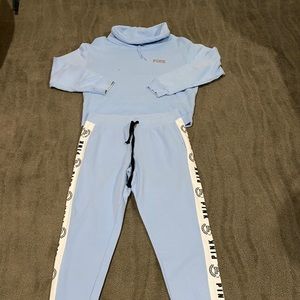 Two piece cowl neck PINK jogger